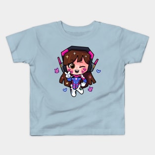 Dva- I play to win! Kids T-Shirt